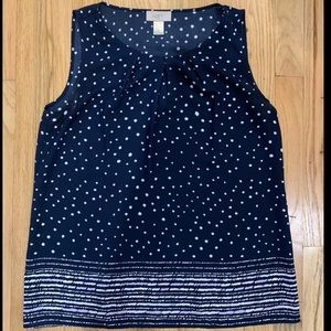 Loft blue dotted shell